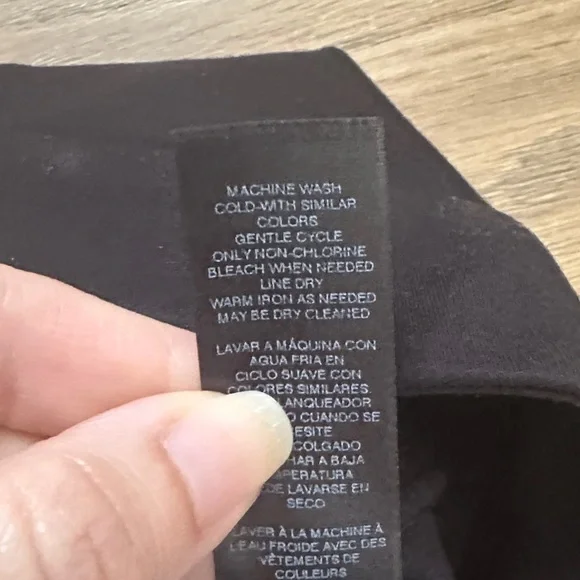 White House Black Market Jaquard Black Gold Ponte Skinny Pants Size 0 - Picture 9 of 14